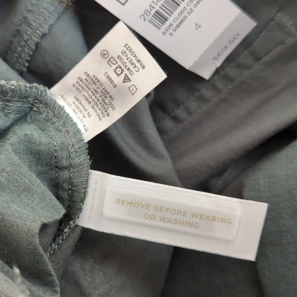 Loft Women's Olive Green Cotton Spandex Pants NWT Size 4 - Picture 9 of 11